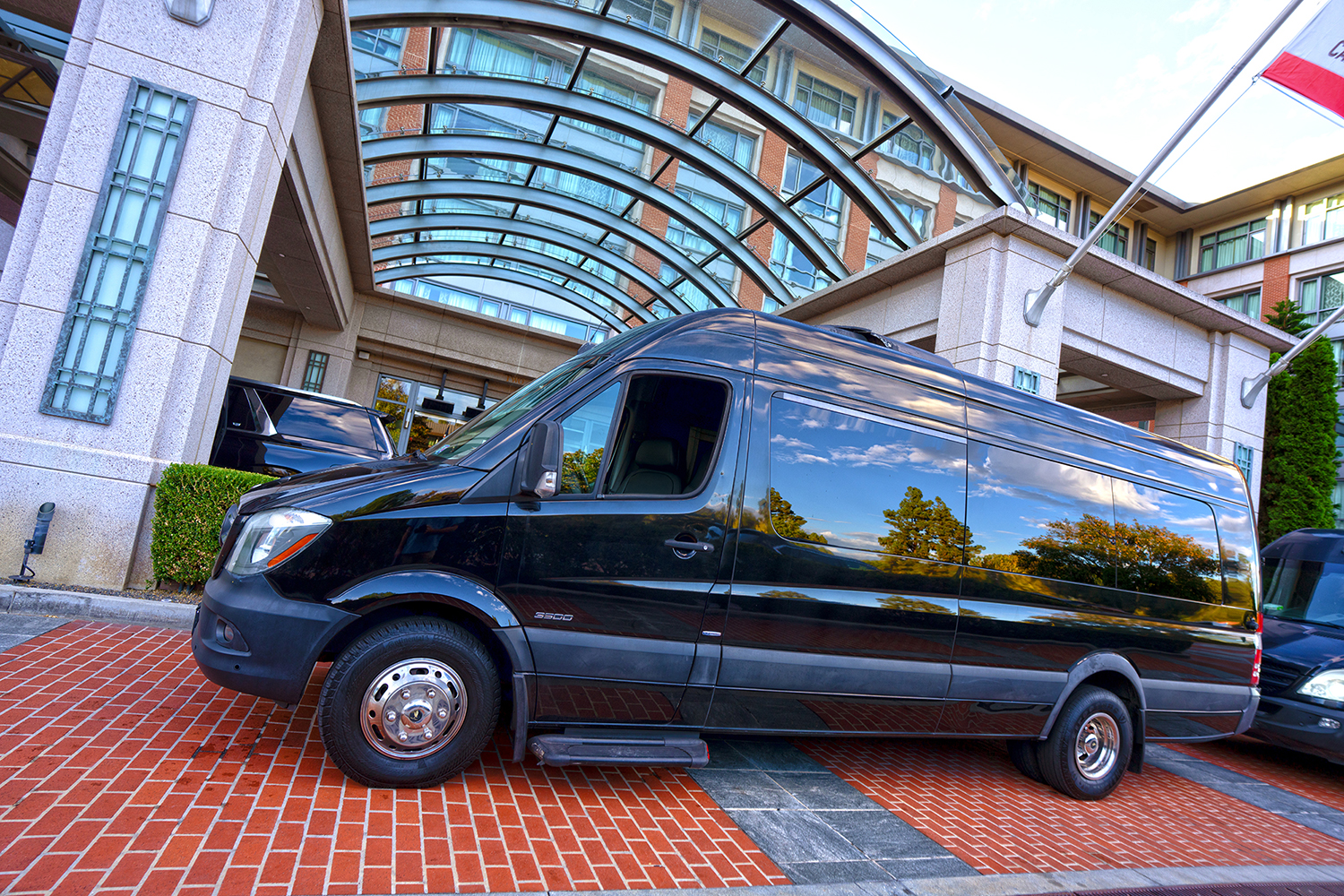 JBC Transportation event shuttle fleet in Pasadena, California
